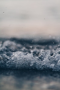Closeup of Water Wave