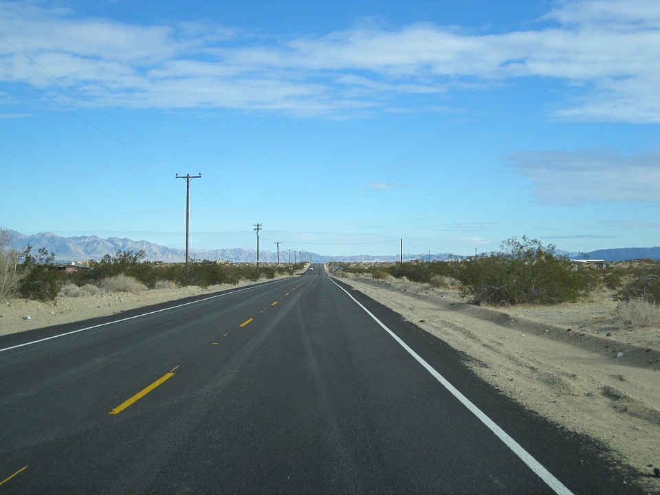Roadway highway landscape