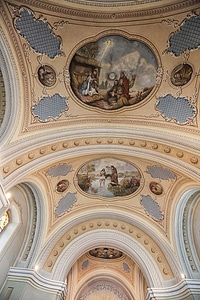 Catholic church ceiling