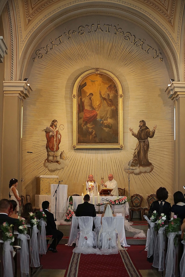 Catholic church priest