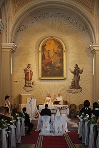 Catholic church priest