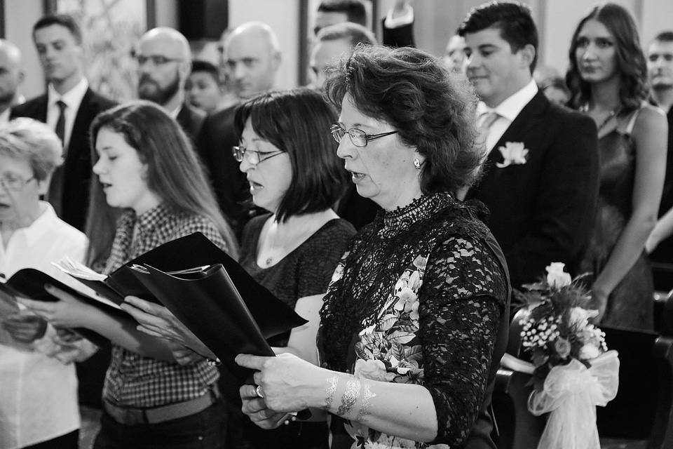 Singing singer choir