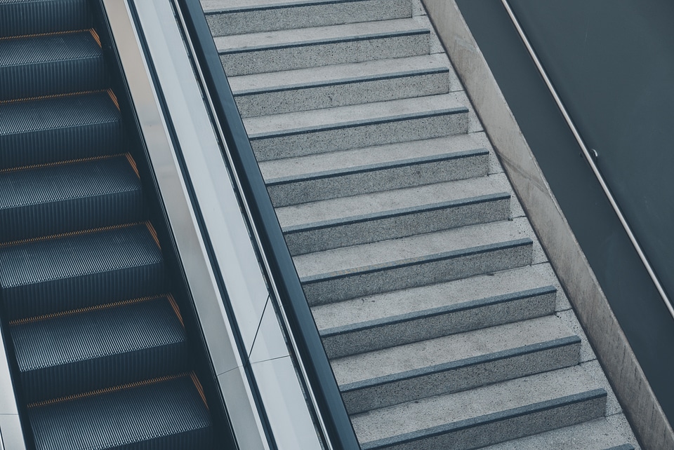 Escalator and Stairs photo