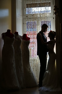 Wedding Dress boutique salon photo