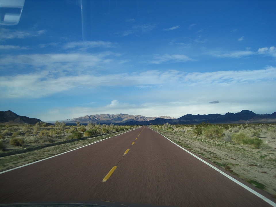 Roadway highway landscape