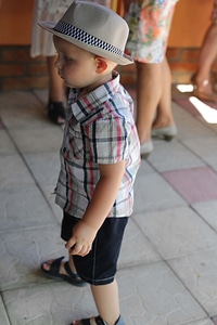 Baby boy hat photo
