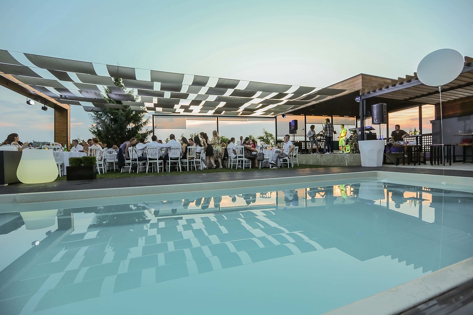 Swimming Pool people relaxation