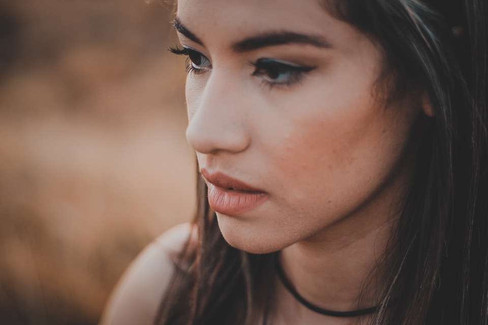 Portrait of Brunette Girl