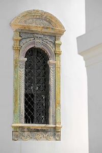 Monastery ornament windows