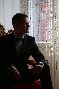 Gentleman bowtie businessman photo