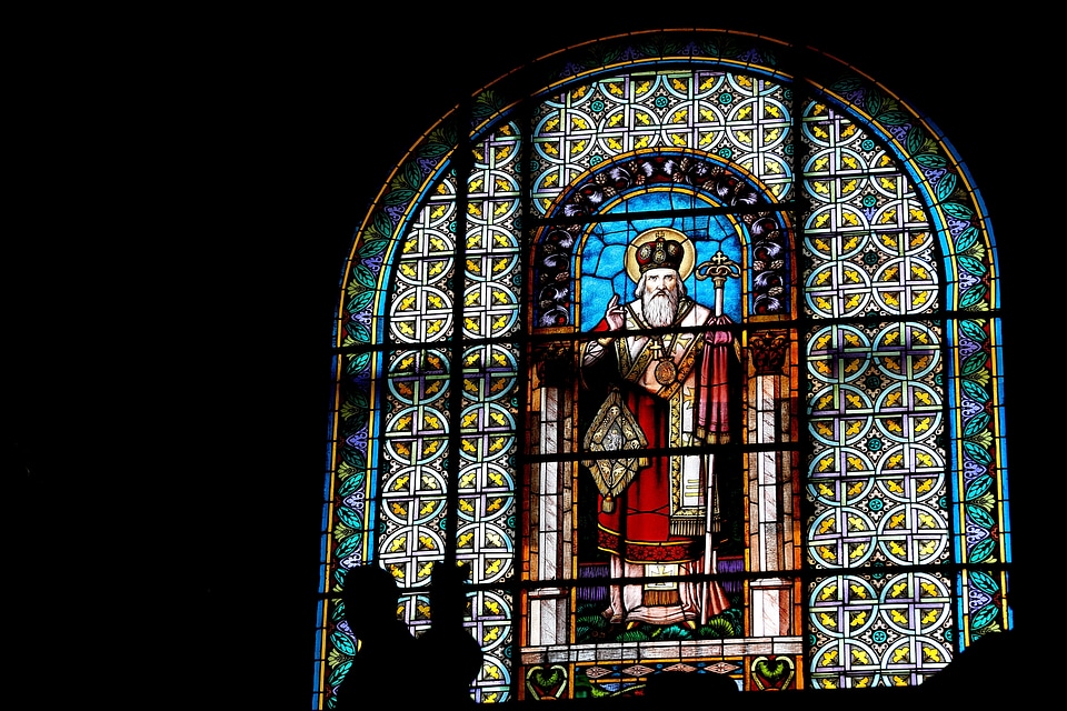 Art colorful stained glass