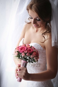 Gorgeous bride pretty
