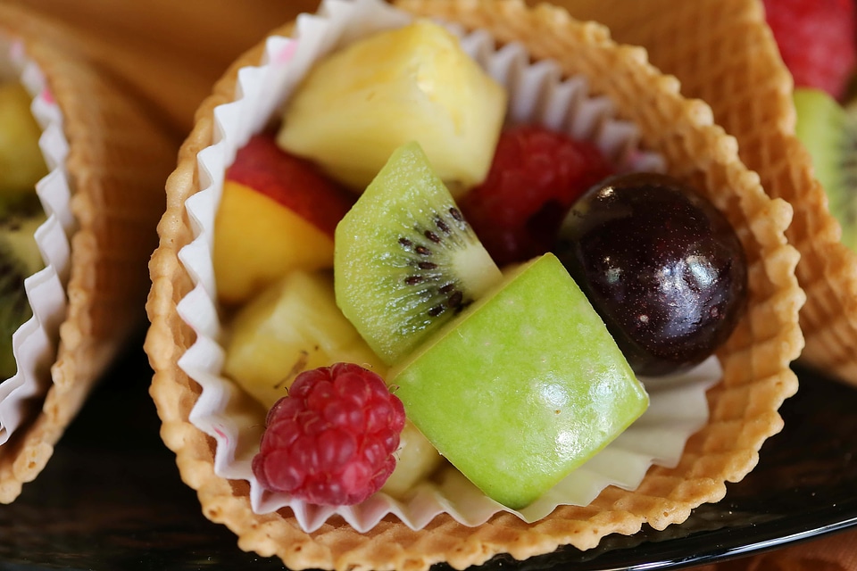 Salad Bar fruit ice cream