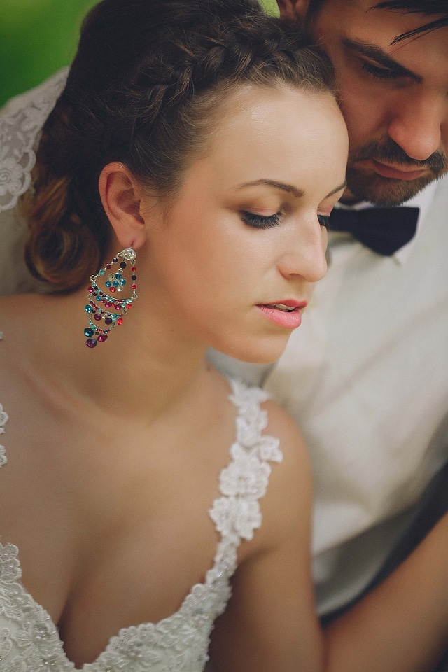 Wedding Dress groom bride