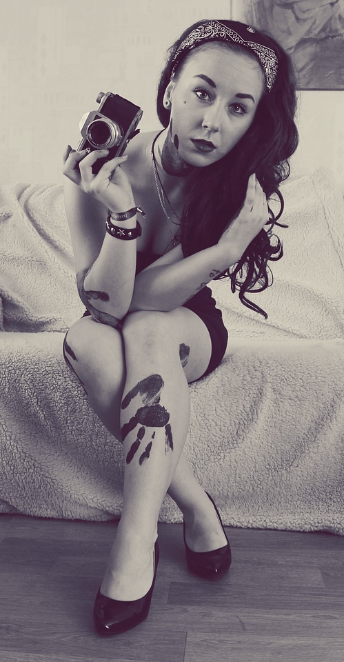 One breast girl
