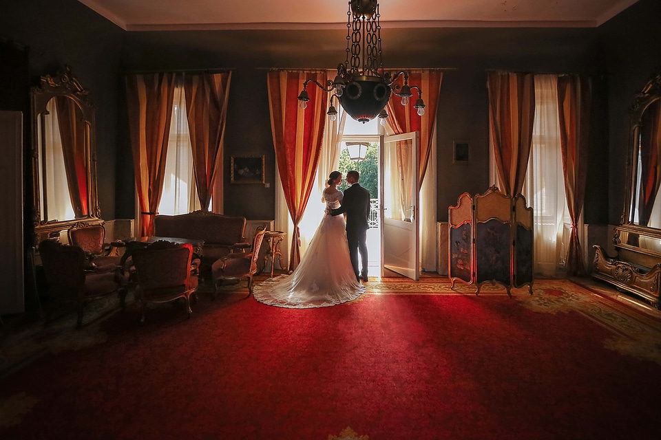 Luxury groom bride