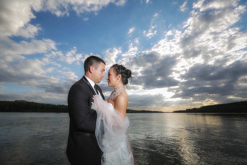 Wedding Dress groom bride