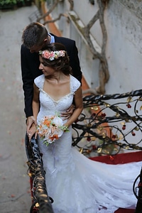 Romance wedding bouquet glamour