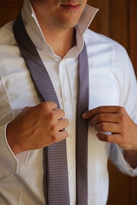 Tie businessman shirt photo