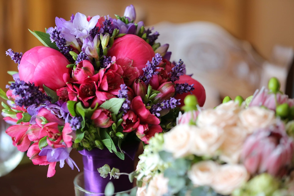Wedding wedding bouquet cluster