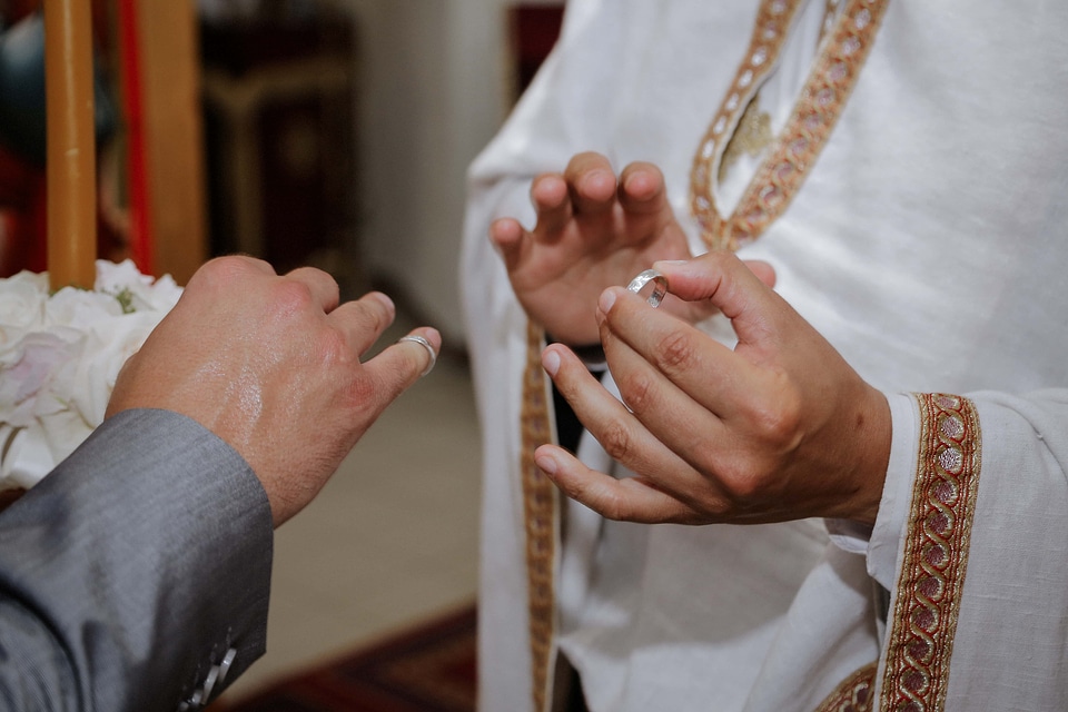 Wedding priest wedding ring