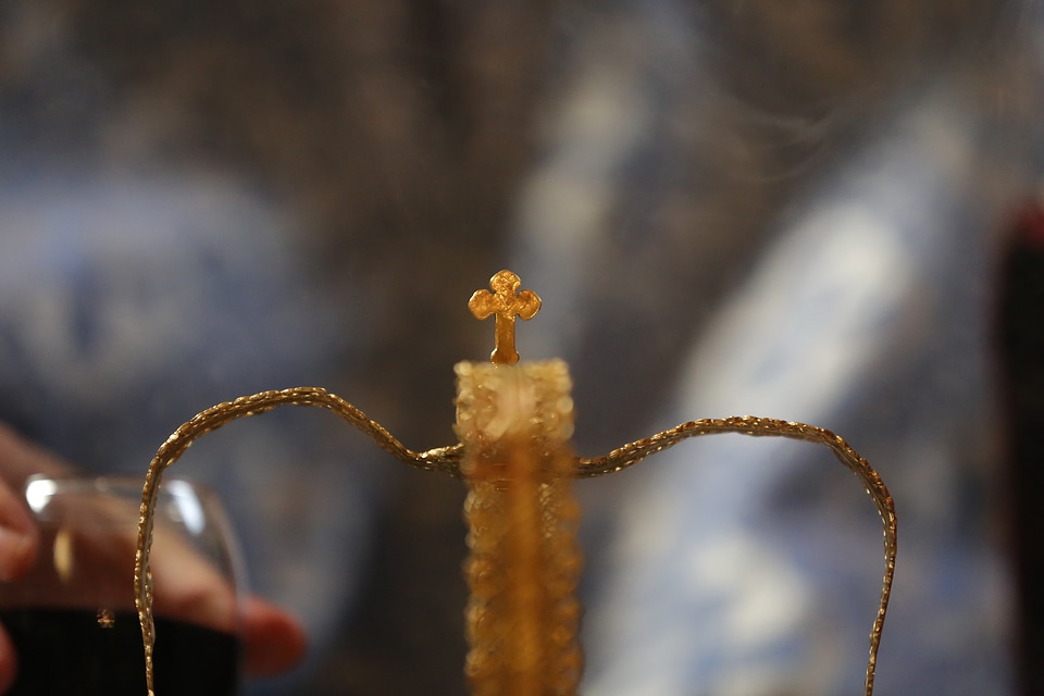 Gold crown coronation