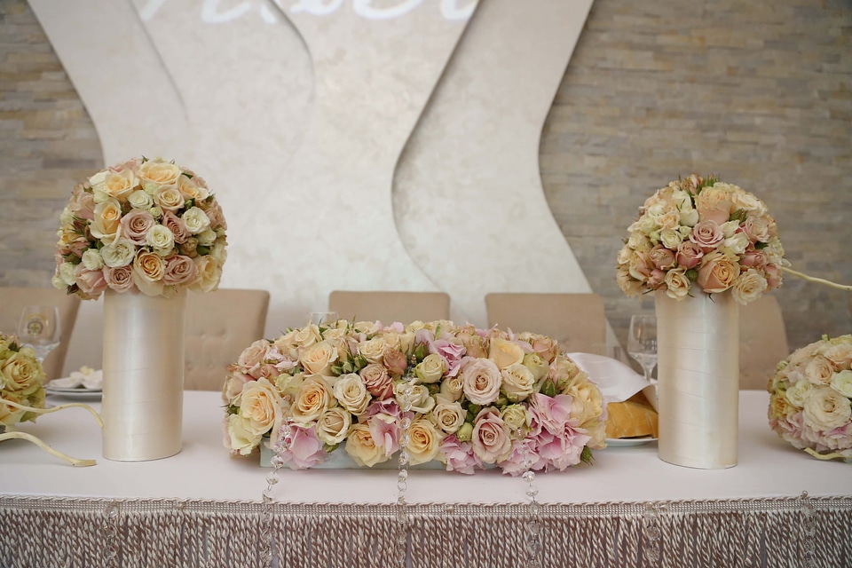 Dining Area wedding tablecloth photo