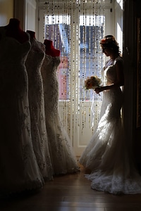 Wedding Dress salon shopper photo