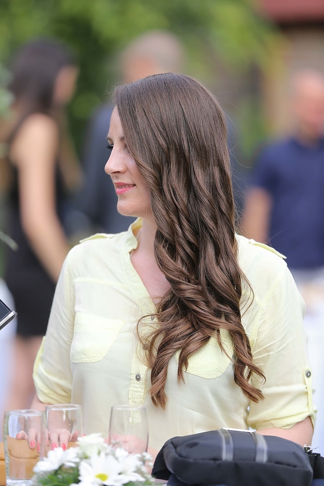 Long hair hairstyle