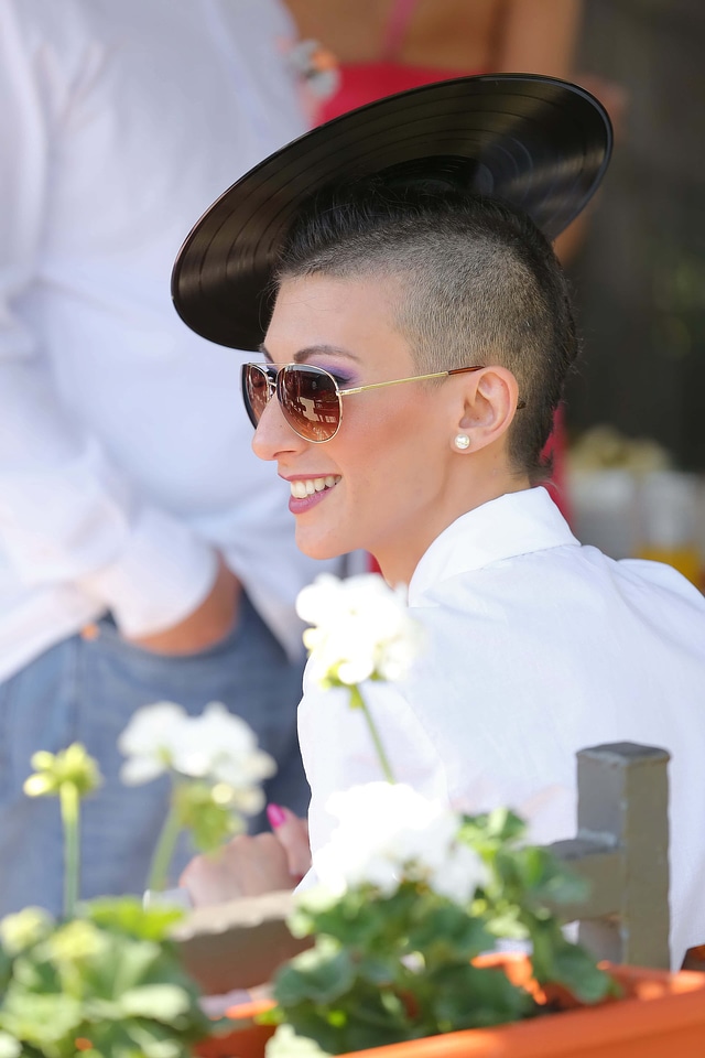 Profile hairstyle skin