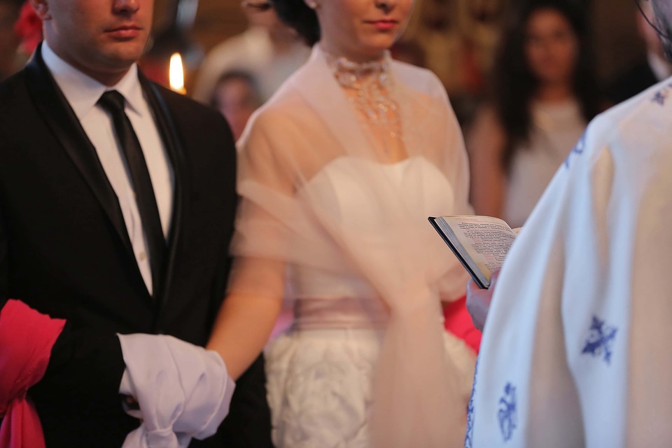 Wedding religious bible