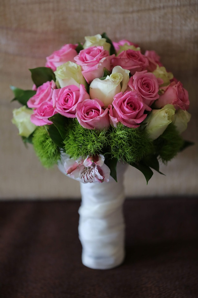 Roses wedding bouquet bouquet
