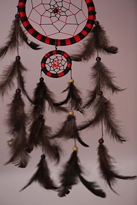 Dream Catcher feather hanging