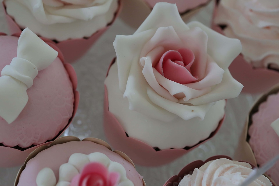 Cupcake cream pinkish
