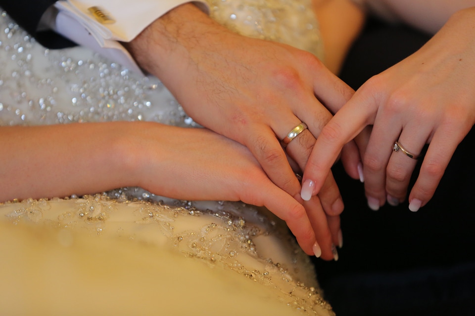 Wedding Ring hands finger