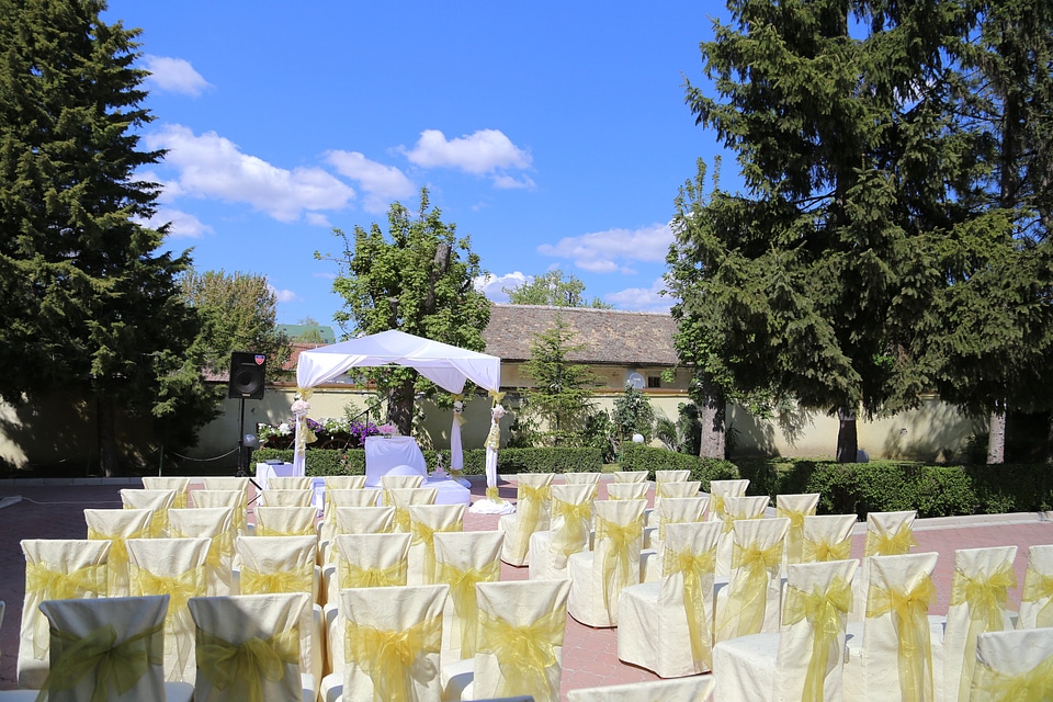Garden wedding decorative