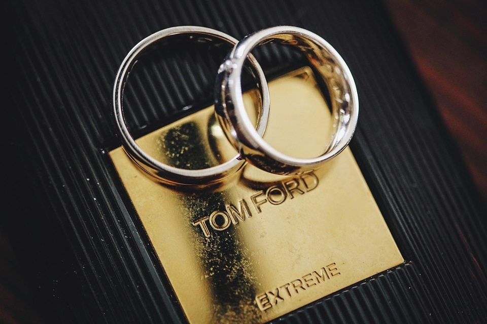 Platinum wedding ring elegant