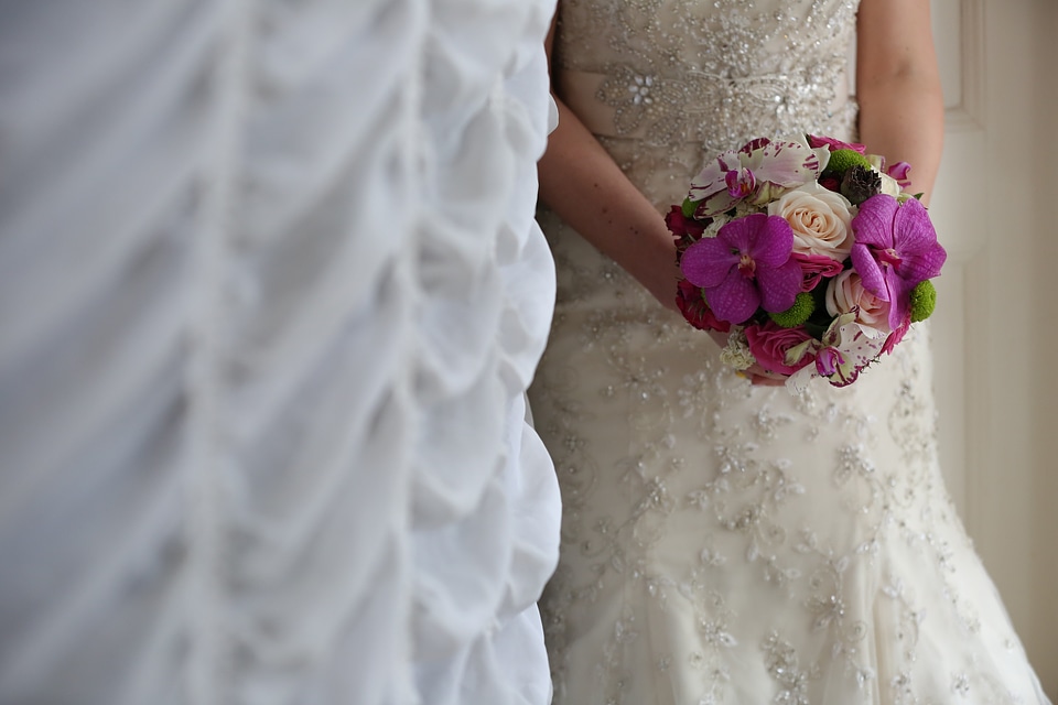 Wedding wedding bouquet wedding dress