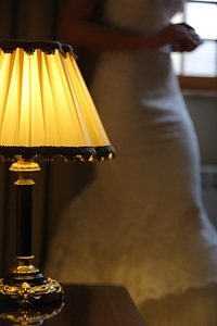 Lamp elegant shade photo