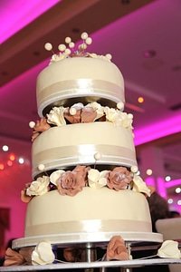 Wedding Cake decoration delicious photo