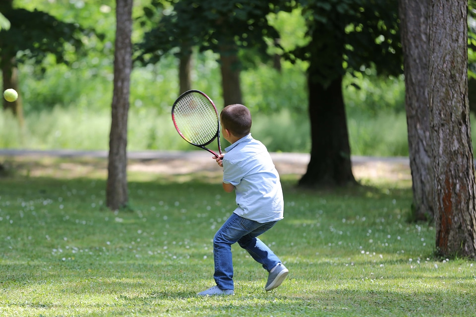 Forest tennis racket tennis photo