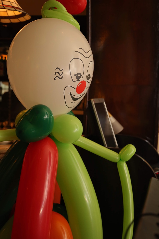 Balloon clown funny