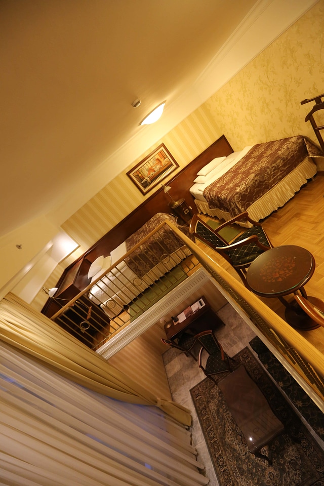 Living Room apartment staircase