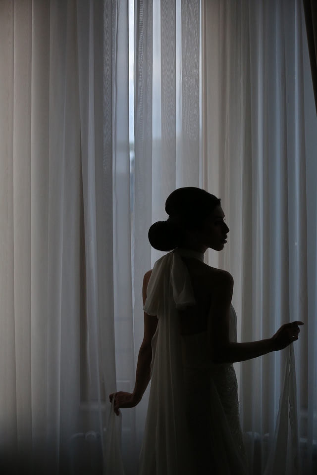 Bride wedding wedding dress