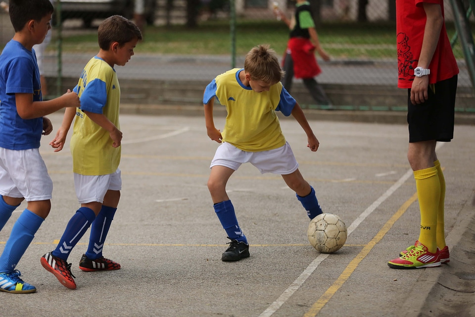 Trainer soccer ball training program photo