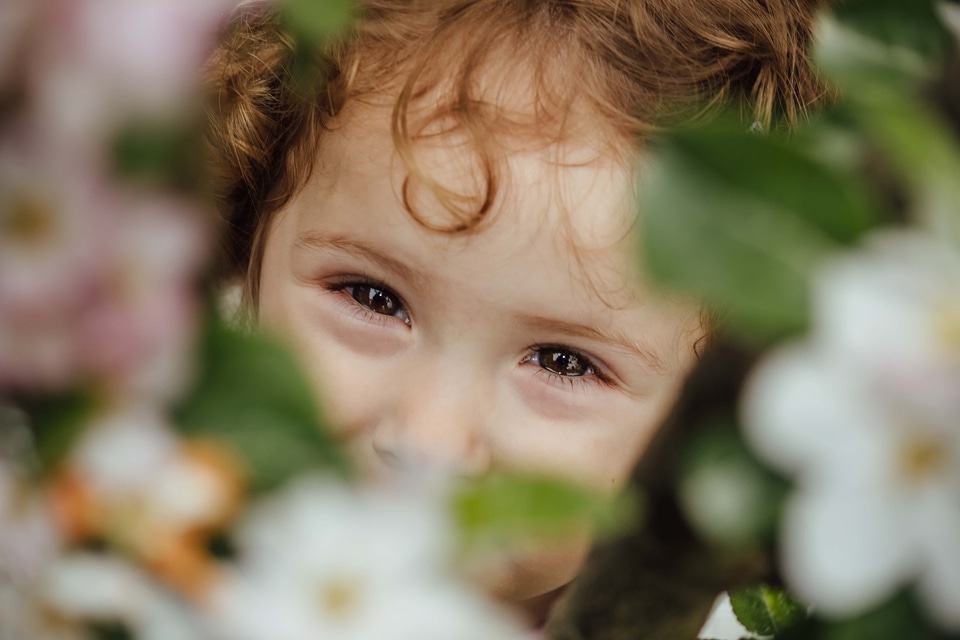 Eyes child portrait