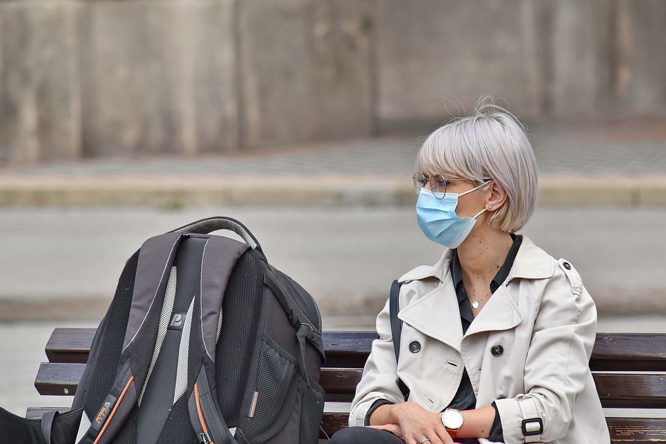 Self Isolation coronavirus face mask