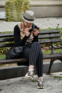 Mobile Phone woman wireless photo