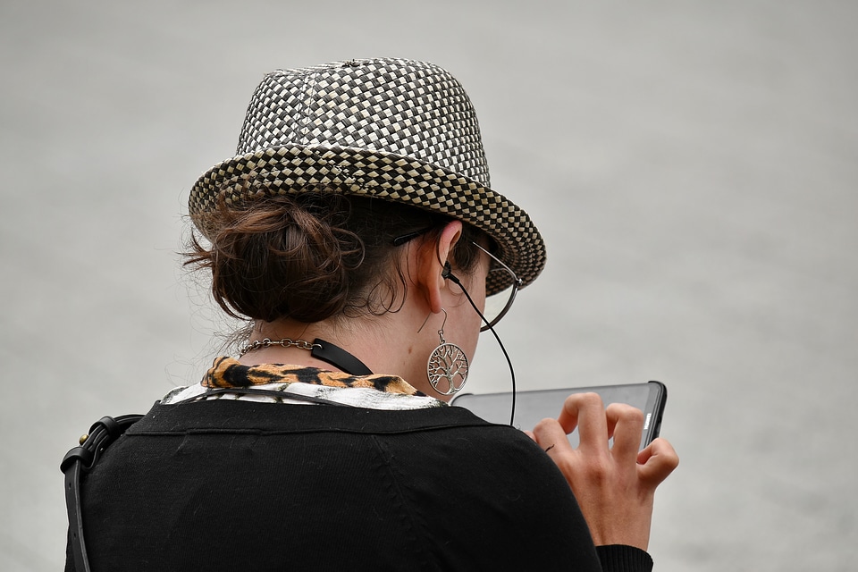 Hat outfit woman photo