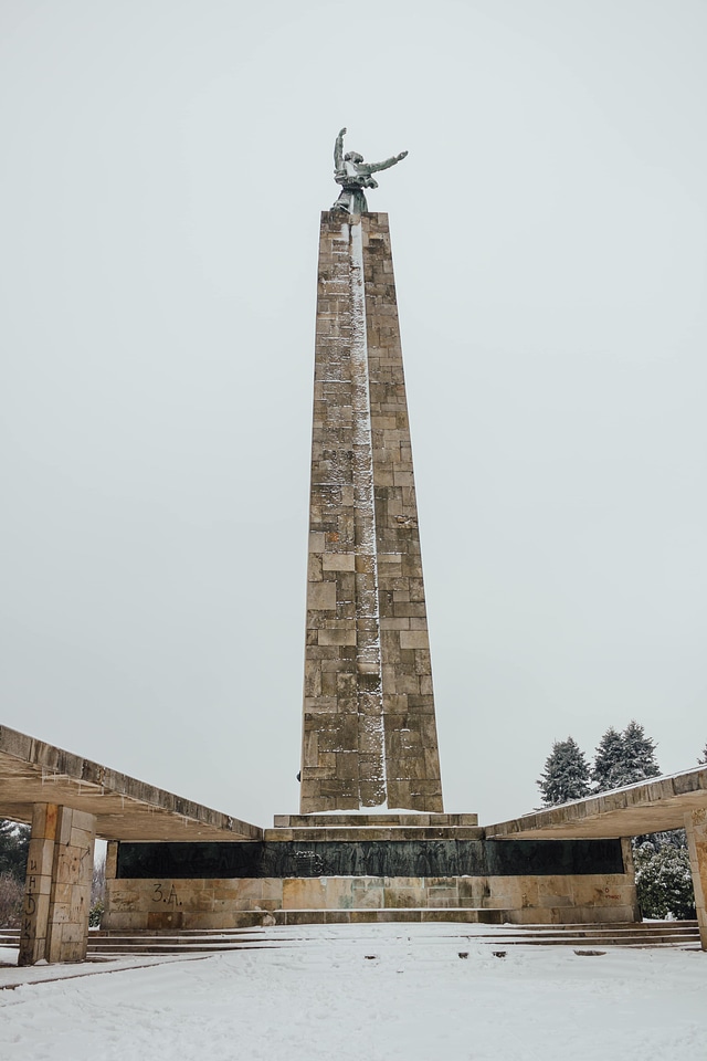 Socialism victory sculpture